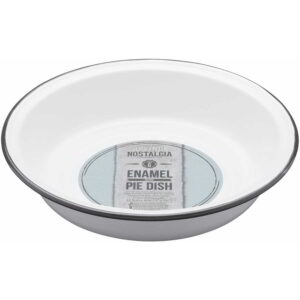 KitchenCraft Living Nostalgia Enamel Round Pie Dish 22cm