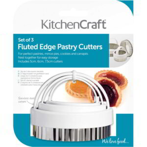 KitchenCraft Fluted Pastry Cutter Set