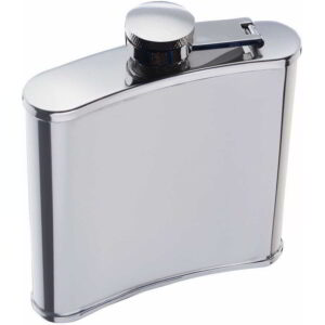 BarCraft Stainless Steel 170ml Hip Flask