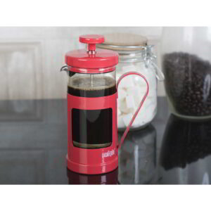 La Cafetiere Stainless Steel Monaco Cafetiere Red Three Cup 350ml