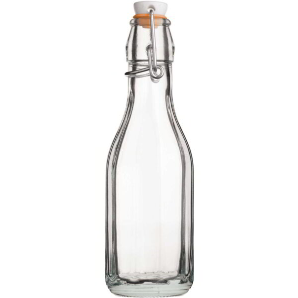 Home Made Glass Juice Bottle - 250ml (21cm)
