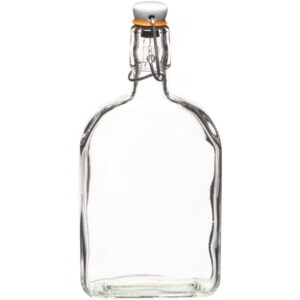 Home Made Glass Sloe Gin Bottle - 500ml (22cm)