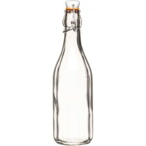 Home Made Glass Cordial Bottle - 500ml (26cm)
