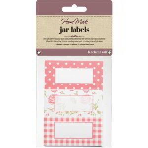 Home Made Self Adhesive Jam Labels - Roses Pack of Thirty
