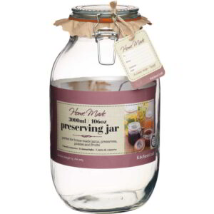 Home Made Deluxe Glass Preserving Jar 3000ml (106oz)