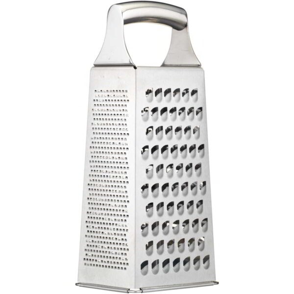 MasterClass Etched 19cm Stainless Steel Four Sided Box Grater