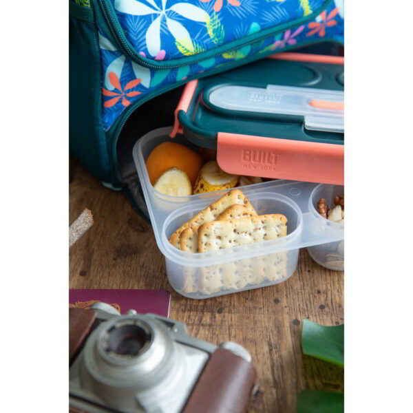 Built Tropic 1.05 Litre Lunch Box with Stainless Steel Cutlery 23.5x17x6.5cm
