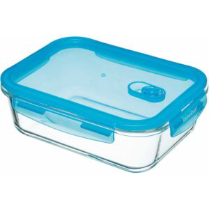 KitchenCraft Pure Seal Glass Storage Container Rectangular 1.5 Litres 23x17x8cm