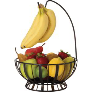 Mikasa Gourmet Fruit Basket With Banana Hook