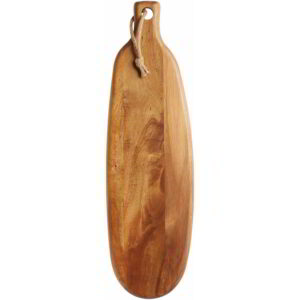 MasterClass Acacia Wood Paddle Board Organic Rectangular 60x17.5x1.5cm