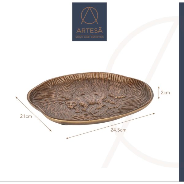 Artesà Embossed Serving Platter. 24cm x 21cm