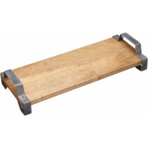 KitchenCraft Industrial Kitchen Mango Wood Serving Tray 40x15x7.5cm