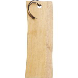 MasterClass Medium Mango Wood Board Organic Rectangular 43x16x1.5cm