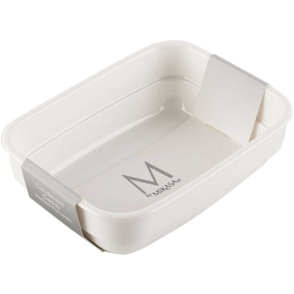 M By Mikasa Whiteware Tea Bag Condiment Cady