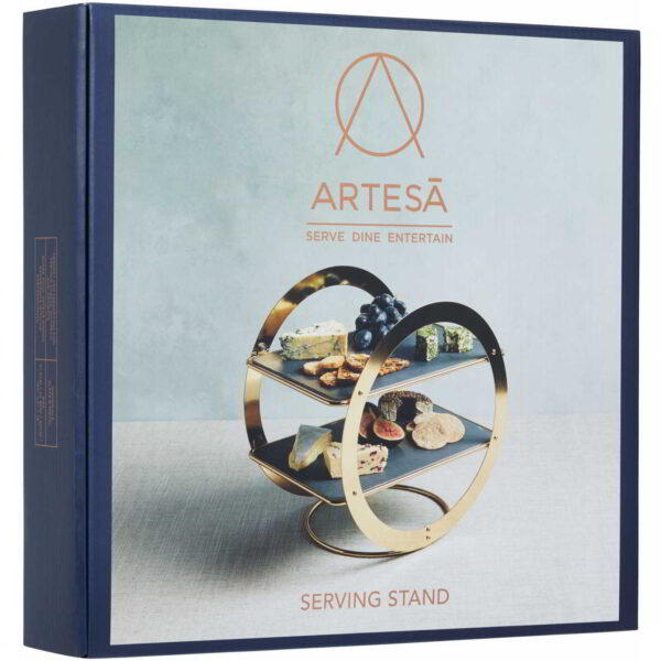Artesa Wheel Frame Serving Stand 31.5x22.5x30cm