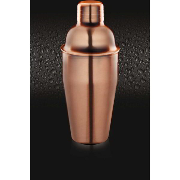 BarCraft Copper Finish Stainless Steel Cocktail Shaker 550ml