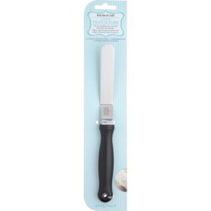 KitchenCraft Sweetly Does It Tempered Mini Steel Cranked Palette Knife 22cm