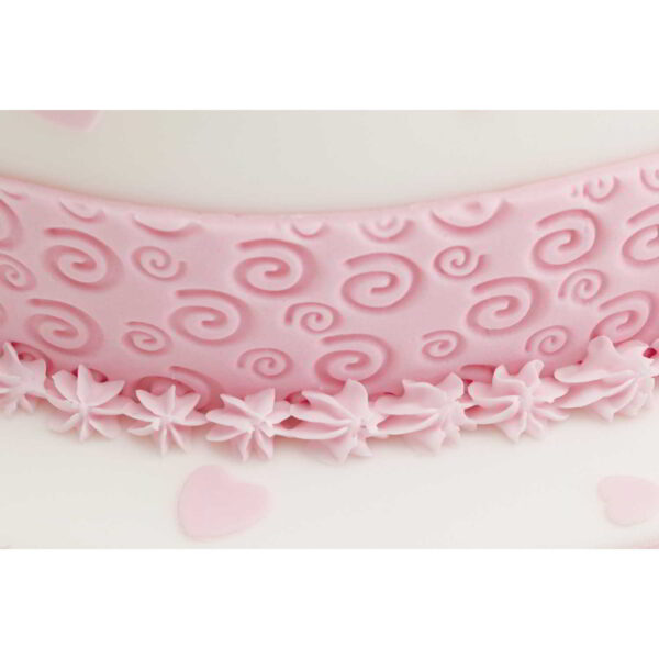 Sweetly Does It Spiral Patterned Icing Rolling Pin 27cm