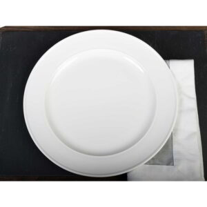 M By Mikasa Whiteware Ridged Dinner Plate 29cm