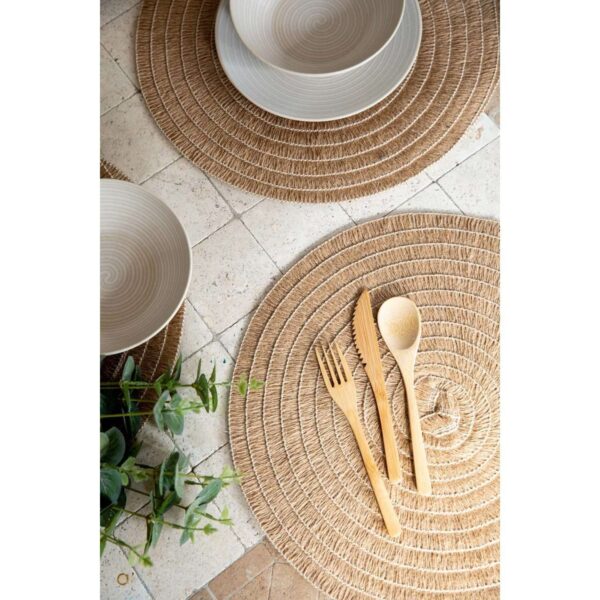 Creative Tops Natural Woven Placemats Set of 4 38cm