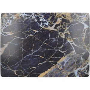 Creative Tops Marble Effect Set of Four Large Placemats Navy Marble Effect 40x29cm