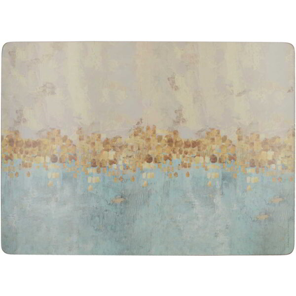 Creative Tops Golden Reflections Pack Of 4 Large Premium Placemats 40x29cm