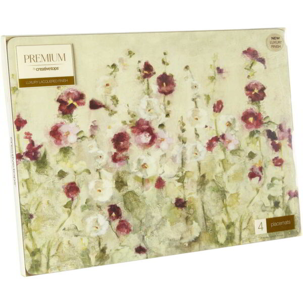 Creative Tops Wild Field Poppies Pack Of 4 Large Premium Placemats 40x29cm