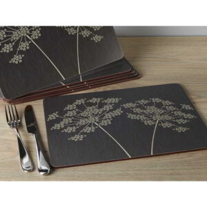 Creative Tops Silhouette Pack Of 6 Premium Placemats 30x23cm