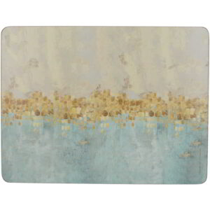 Creative Tops Golden Reflections Pack Of 6 Premium Placemats 30x23cm