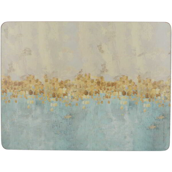 Creative Tops Golden Reflections Pack Of 6 Premium Placemats 30x23cm