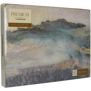 Creative Tops Lustre Mineral Pack Of 6 Premium Placemats 30x23cm