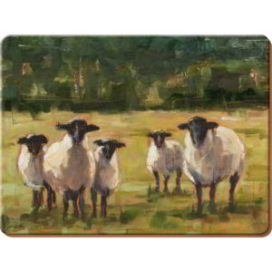 Creative Tops Sheep Pack Of 6 Premium Placemats 30x23cm