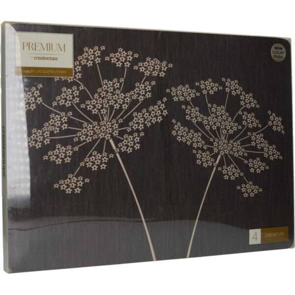 Creative Tops Silhouette Pack Of 4 Large Premium Placemats 40x29cm