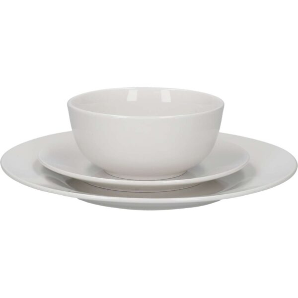 Mikasa Alexis Twelve Piece Porcelain Dinnerware Set White