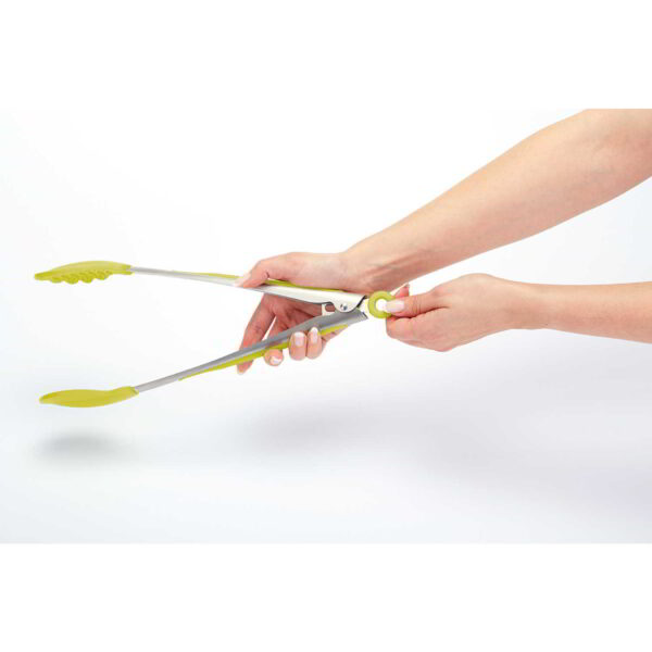 Colourworks Brights 35cm Silicone Tongs Apple