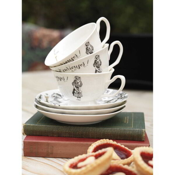 V&A Alice In Wonderland Cup and Saucer 210ml