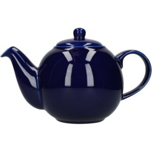 London Pottery Globe Teapot Cobalt Blue Six Cup - 1.2 Litres