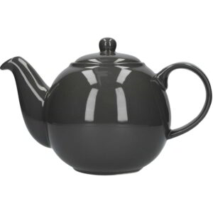 London Pottery Globe Teapot Grey Six Cup - 1.2 Litres