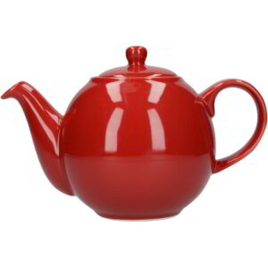 London Pottery Globe Teapot Red Four Cup - 900ml