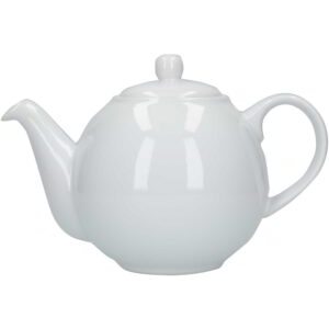 London Pottery Globe Teapot White Four Cup - 900ml
