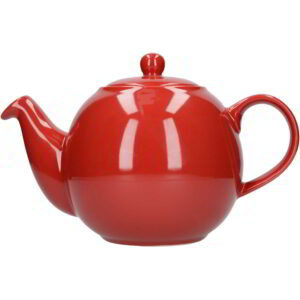Teekann keraamika 2.4L 'red globe' London Pottery