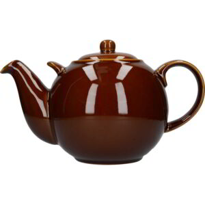 London Pottery Globe Teapot Rockingham Brown Ten Cup - 3 Litres