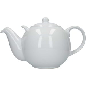 London Pottery Globe Teapot White Ten Cup - 3 Litres