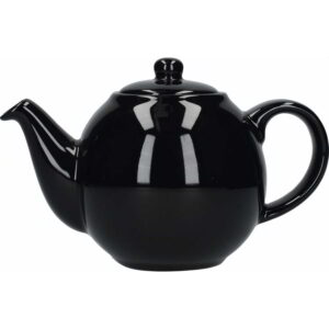 London Pottery Globe Teapot Gloss Black Two Cup - 500ml