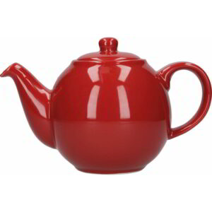 Teekann keraamika 500ml 'red globe' London Pottery