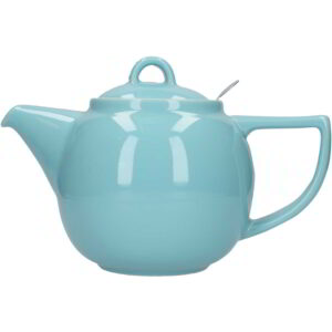 London Pottery Ceramic Geo Teapot Aqua Four Cup - 900ml