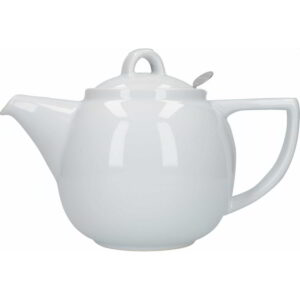 London Pottery Ceramic Geo Teapot White Four Cup - 900ml