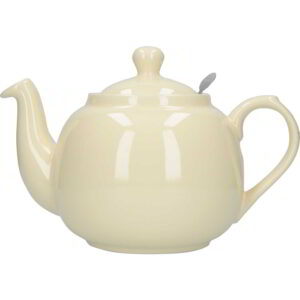 London Pottery Farmhouse Teapot Ivory Six Cup - 1.2 Litres