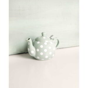 London Pottery Farmhouse Teapot Emerald/White Spot Four Cup - 900ml