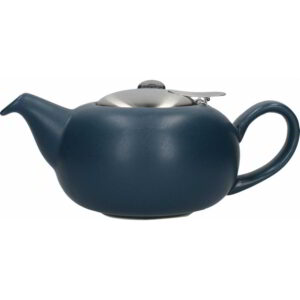 London Pottery Ceramic Pebble Teapot Slate Blue Two Cup - 500ml